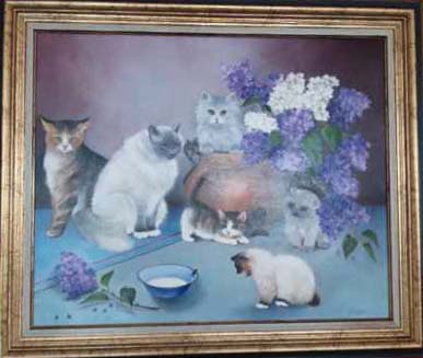 Peinture Madame Rebattel