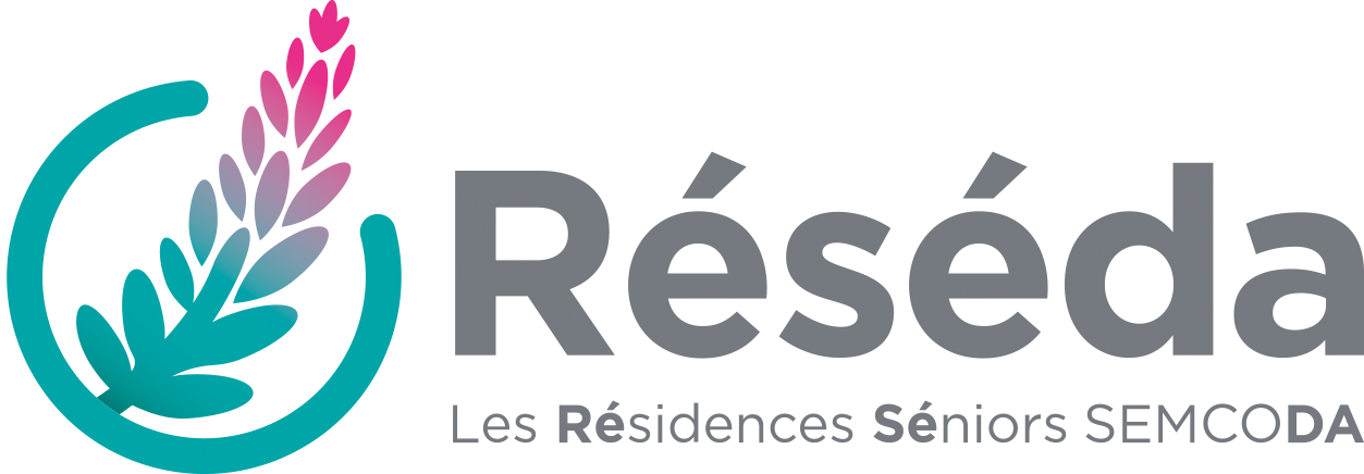 Logo Réséda résidences seniors SEMCODA